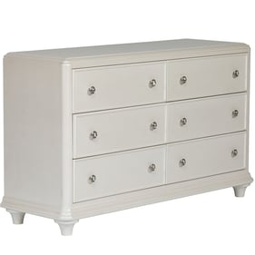 Liberty Stardust Iridescent White 6 Drawer Dresser