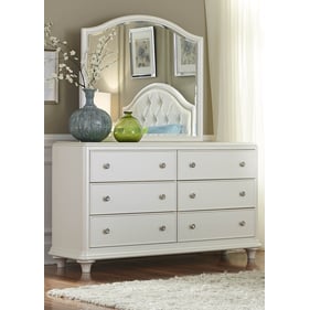 Liberty Stardust Youth White Dresser And Mirror