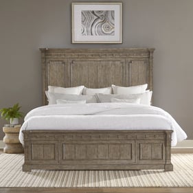 Liberty Town and Country Dusty Taupe Queen Panel Bed