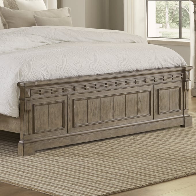 Liberty Town and Country Dusty Taupe Queen Panel Footboard LBRT-711-BR14