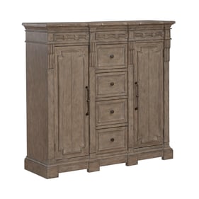 Liberty Town And Country Dusty Taupe 4 Drawer 2 Door Chesser