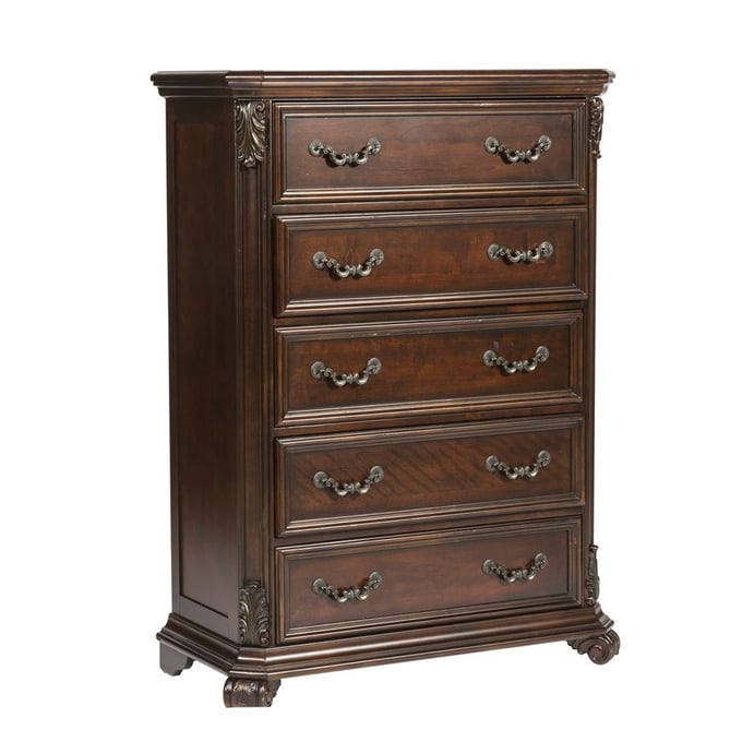 Liberty Messina Estates Cognac 5 Drawer Chest LBRT-737-BR41