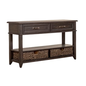 Liberty Mill Creek Peppercorn 2 Drawer Sofa Table