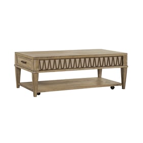 Liberty Devonshire Weathered Sandstone Drawer Cocktail Table