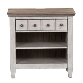 Liberty Heartland Antique White Tobacco 1 Drawer Night Stand