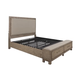 Liberty Canyon Road Burnished Beige King Storage Bed