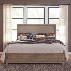 Liberty Canyon Road Burnished Beige Queen Upholstered Bed