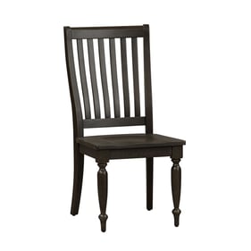 2 Liberty Harvest Home Chalkboard Slat Back Side Chairs