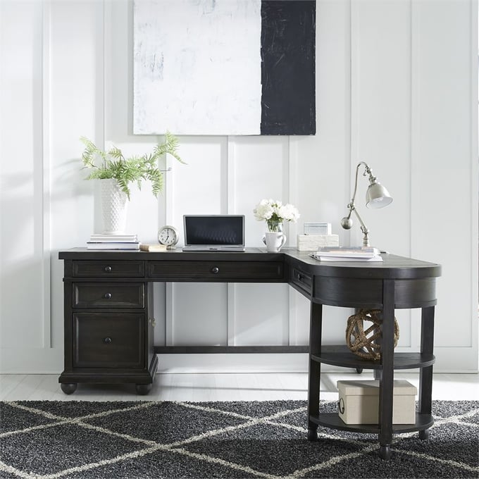 Liberty Harvest Home Chalkboard L Writing Desk LBRT-879-HO111-L-DESK