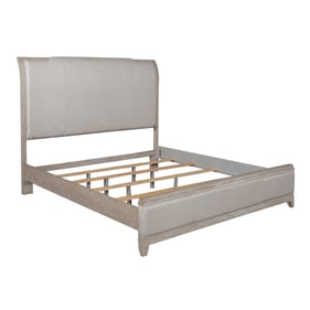 Liberty Belmar Washed Taupe Silver Champagne Queen Upholstered Bed