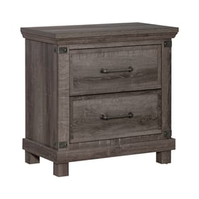 Liberty Lakeside Haven Brownstone Night Stand with Charging Station