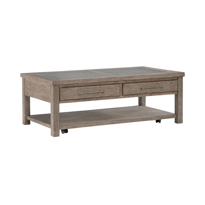 Liberty Skyview Lodge Cobblestone Cocktail Table LBRT-906-OT1010