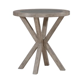 Liberty Skyview Lodge Cobblestone Round Chairside Table