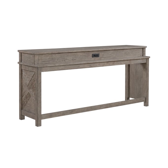 Liberty Skyview Lodge Cobblestone Console Bar Table LBRT-906-OT7636