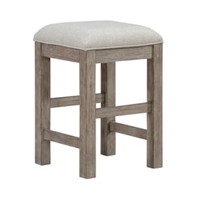 Liberty Skyview Lodge Cobblestone Upholstered Console Stool