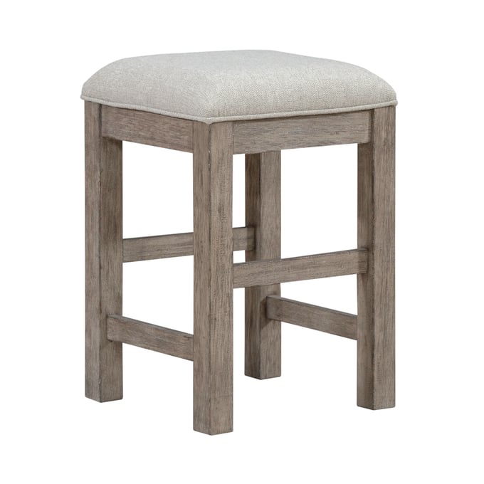 Liberty Skyview Lodge Cobblestone Upholstered Console Stool LBRT-906-OT9001