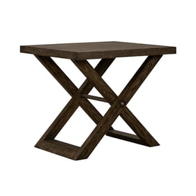 Liberty Crossroads Russet Brown End Table