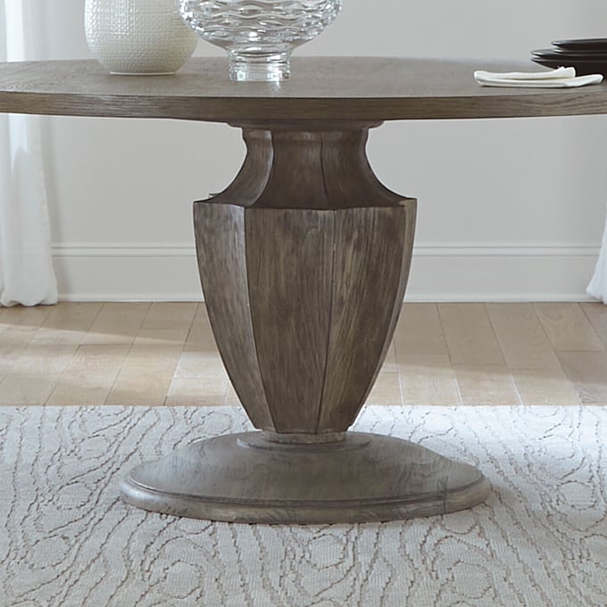 Liberty Westfield Havana Brown Round Pedestal Table Base LBRT-944-P6060