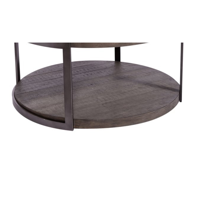 Liberty Modern View Gauntlet Gray Round Cocktail Table Base LBRT-960-OT1010B