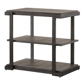 Liberty Modern View Gauntlet Gray Tiered End Table