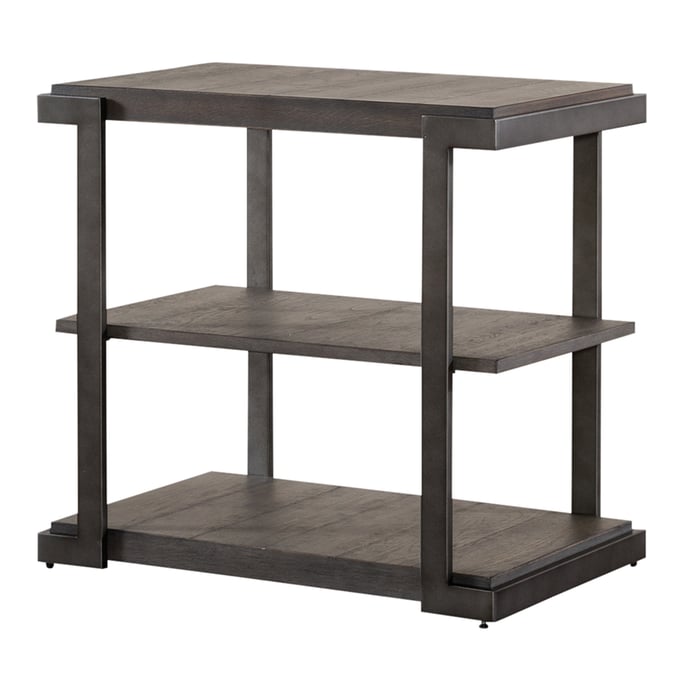 Liberty Modern View Gauntlet Gray Tiered End Table LBRT-960-OT1021