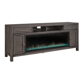 Liberty Dusty Charcoal 78 Inch TV Console With Fireplace