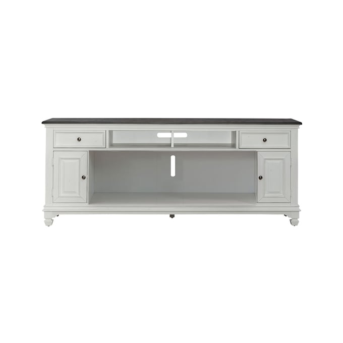 Liberty White 80 Inch TV Console LBRT-FIRE-417-TV80F