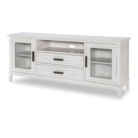 Legacy Furniture Edgewater Sand Dollar White Entertainment Console