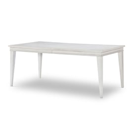 Legacy Furniture Edgewater Sand Dollar White Leg Table