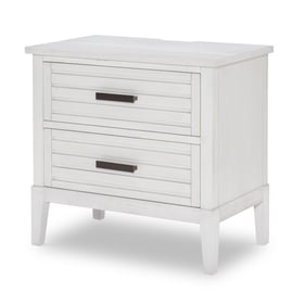 Legacy Furniture Edgewater Sand Dollar White 2 Drawers Night Stand