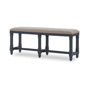 Legacy Furniture Essex Sand Graphite Counter Height Bench