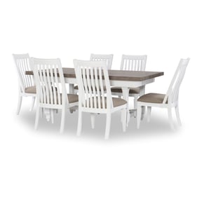 Legacy Furniture Essex Sand White 7pc Dining Room Set