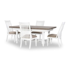 Legacy Furniture Essex Sand White 5pc Dining Room Set