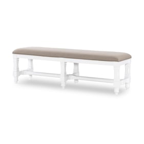 Legacy Furniture Essex Sand White Dining Bench