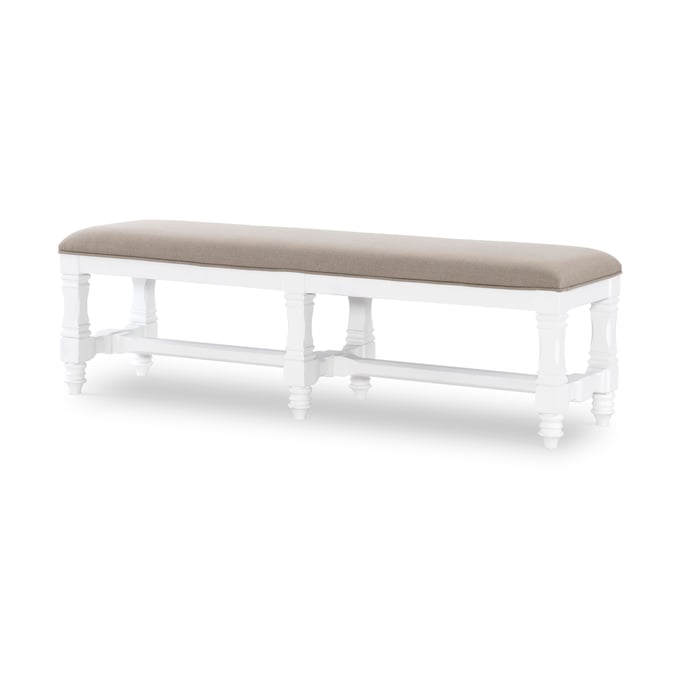 Legacy Furniture Essex Sand White Dining Bench LGC-1374-741