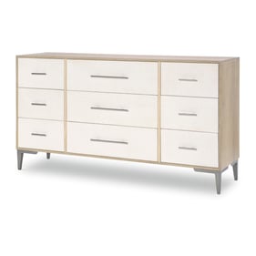 Legacy Furniture Biscayne Blonde Malabar 9 Drawers Dresser