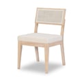 Woven Back Side Chair (KD, Upholstered Seat, Seat Height: 19