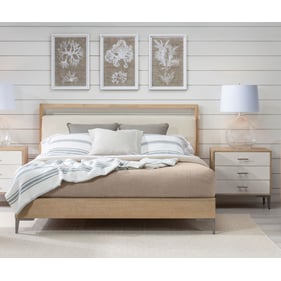 Legacy Furniture Biscayne Blonde Malabar 2pc Queen Upholstered Bedroom Set ...