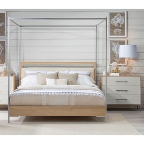 Legacy Furniture Biscayne Blonde Malabar 2pc Bedroom Set With Queen Canopy ...