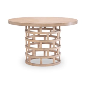 Legacy Furniture Biscayne Blonde Malabar Round Pedestal Dining Table