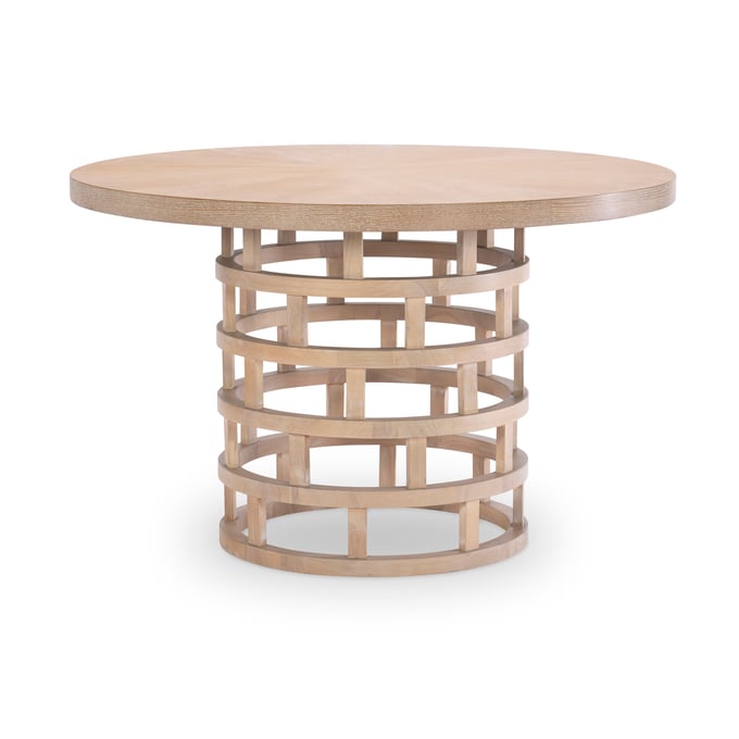 Legacy Furniture Biscayne Blonde Malabar Round Pedestal Dining Table LGC-1500-520K