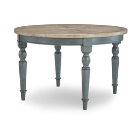 Legacy Furniture Easton Hills Distressed Denim Stone Washed Round Table