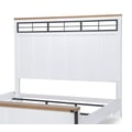 Panel Headboard, King 6/6 - CA King 6/0 (KD, Accepts Metal Bed Frame)