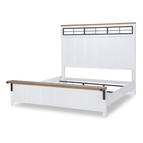 Legacy Furniture Franklin White Two Tone Queen Panel Bed