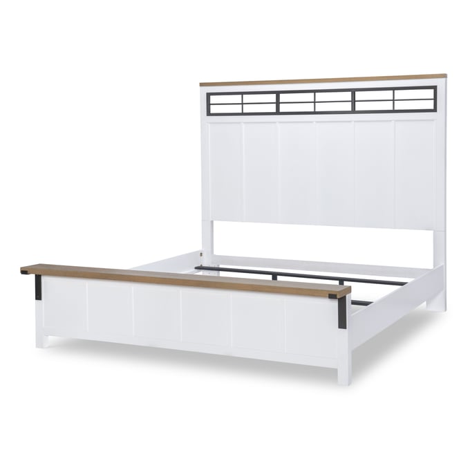 Legacy Furniture Franklin White Two Tone King Panel Bed LGC-1561-4206K