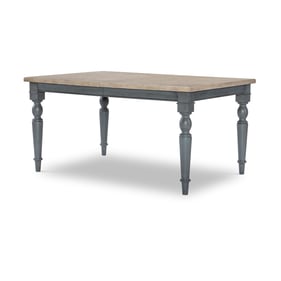 Legacy Furniture Easton Hills Distressed Denim Stone Washed Leg Table