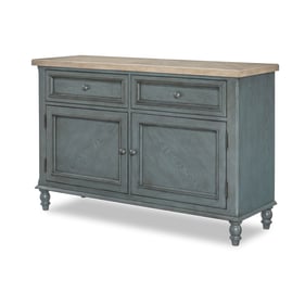 Legacy Furniture Easton Hills Distressed Denim Stone Washed Credenza