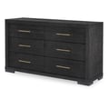 Dresser (6 Drawers, Removable Jewelry Tray RSF, Removable Felt Covered Panel in Top Drawers)