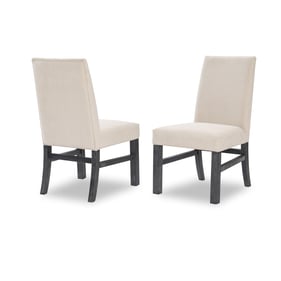 2 Legacy Furniture Westwood Black Oak Upholstered Side Chairs