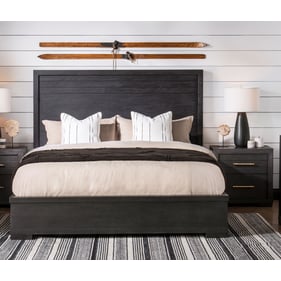 Legacy Furniture Westwood Charred Oak 2pc Bedroom Set with King Panel Bed